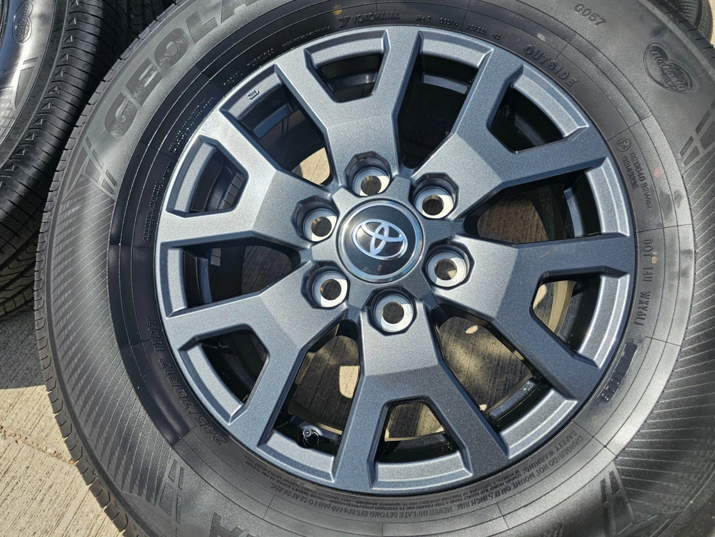17" Toyota 4Runner Tacoma TRD OEM 42611 wheels rims tires 2024 2025 2026 NEW