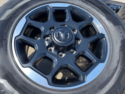 18" Dodge RAM 2500 3500 OEM 68629288 wheels rims tires CONTINENTAL