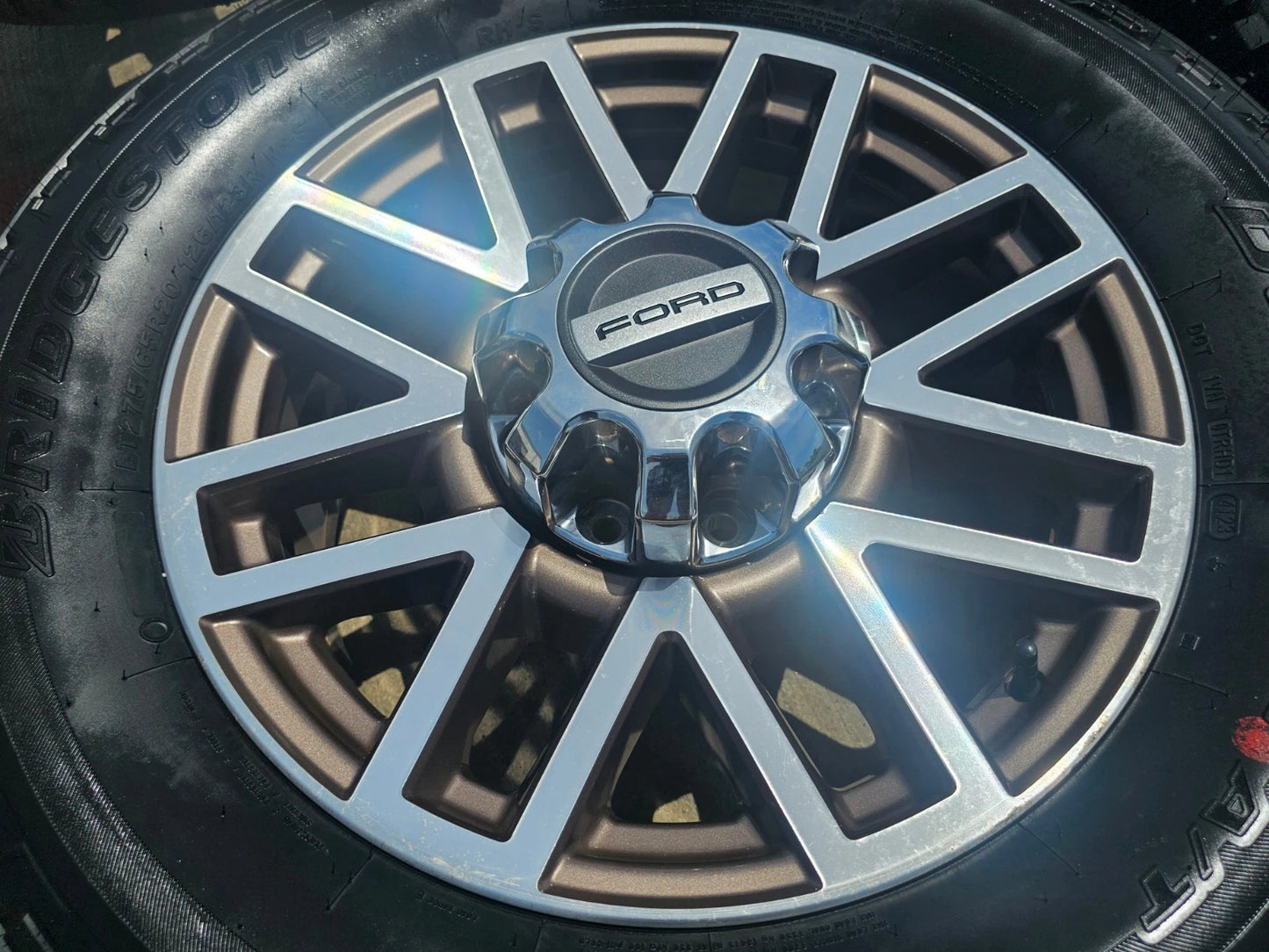 20" Ford F-250 F-350 KING RANCH OEM 10104 rims wheels TAN