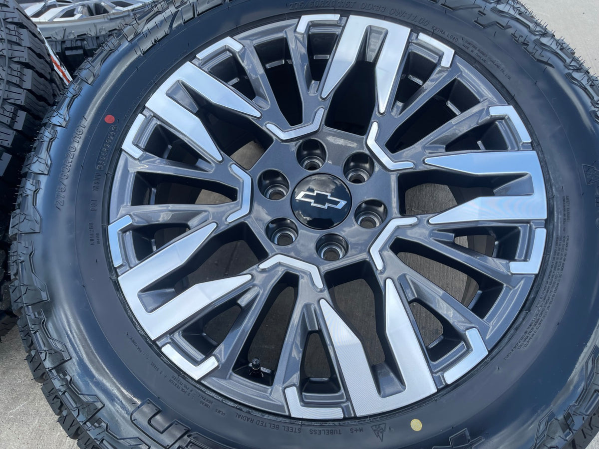 20" Chevy Silverado Suburban Tahoe Z71 OEM wheels rims SET NEW FALKEN A/T4