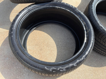 (2) 275/35/22 + (2) 315/35/22 Continental Premium Contact 6 104Y XL tires