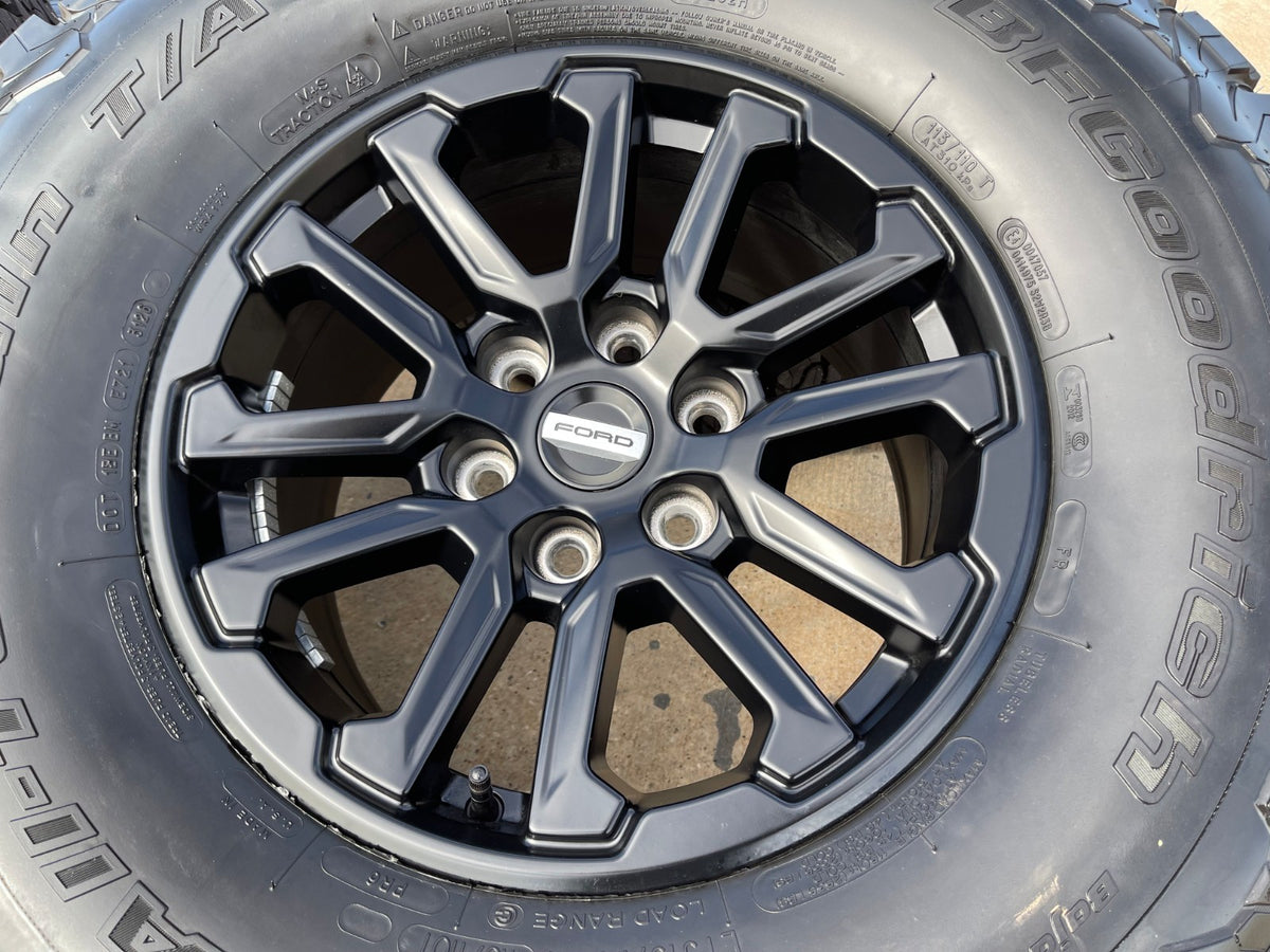 17" Ford F-150 Raptor OEM 10611 rims wheels Bronco 2026 2027 BFG 35" NEW SET