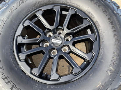 17" Ford F-150 Raptor OEM 10611 rims wheels Bronco 2026 2027 BFG 35" NEW SET