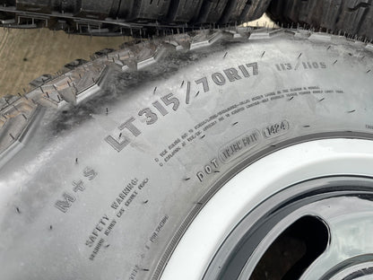 17" Ford Bronco HERITAGE Edition wheels rims white GOODYEAR 35" DISCOUNTED