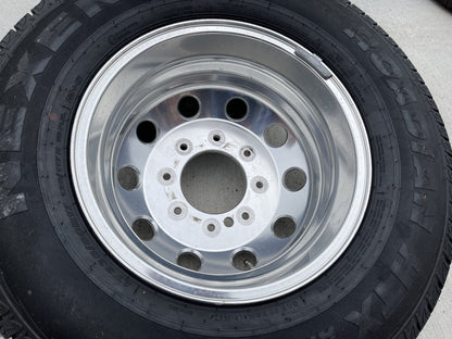 (1) 17" Dodge Ram 3500 Dually Laramie 8x200 REAR wheel rim 2702 OEM tire NEXEN