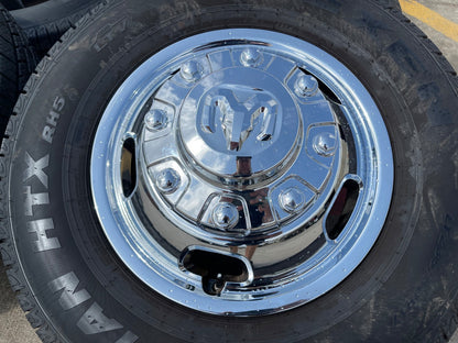 17" Dodge Ram 3500 Dually 8x200 wheels rims 2703 2704 OEM 2024 2025 2026