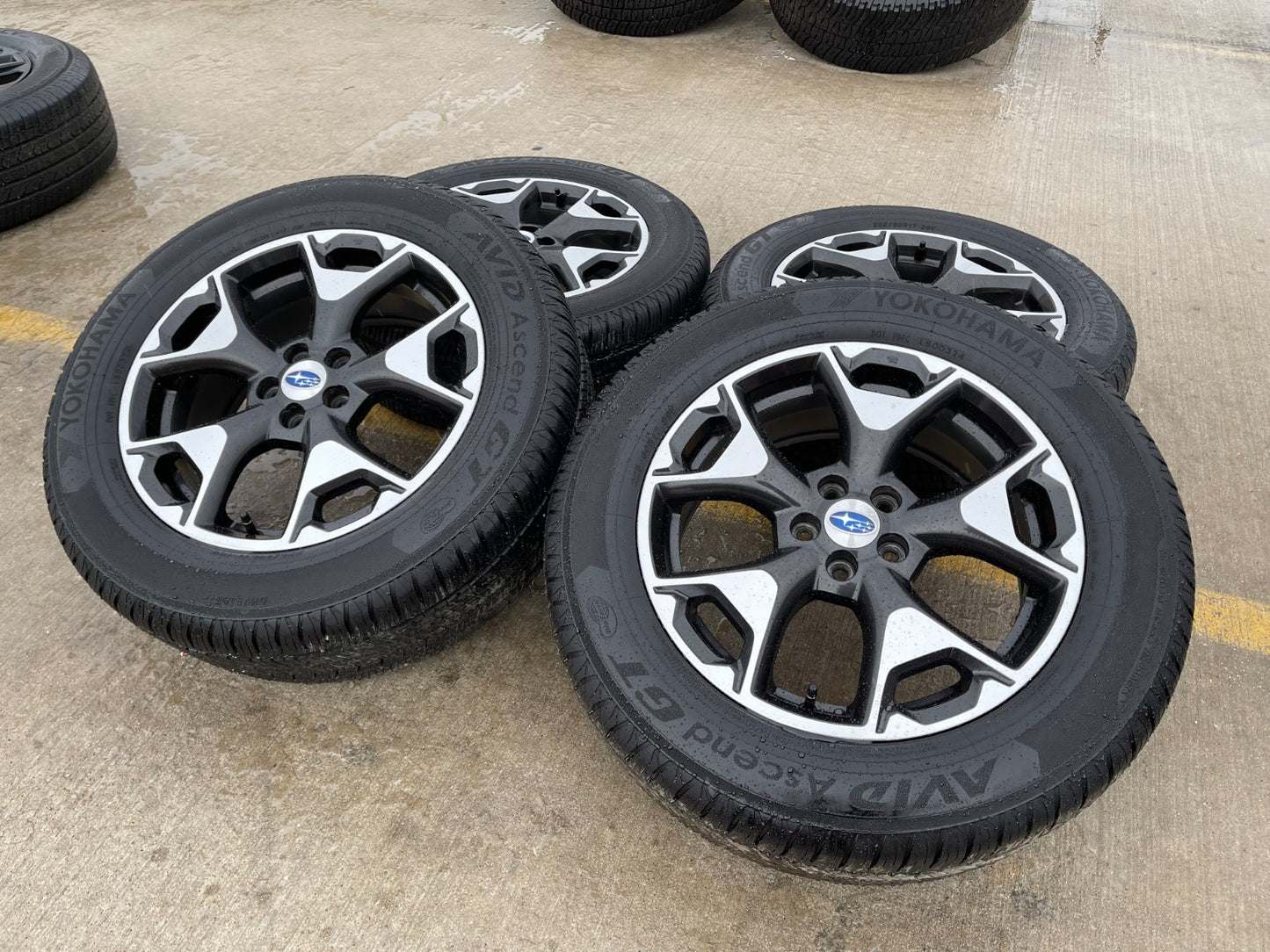 17" Subaru XV Crosstrek OEM 68855 wheels rims tires 2022 2023 2024 2025 2026