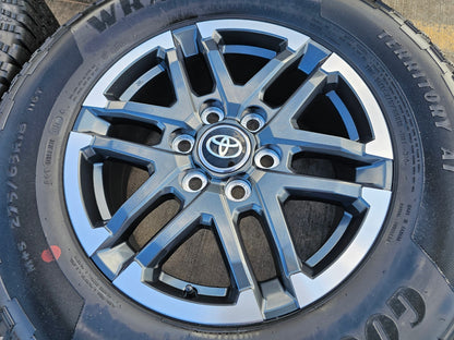 18" Toyota Tacoma 4Runner TRD OEM 10641 wheels rims 2024 2025 2026 NEW GOODYEAR