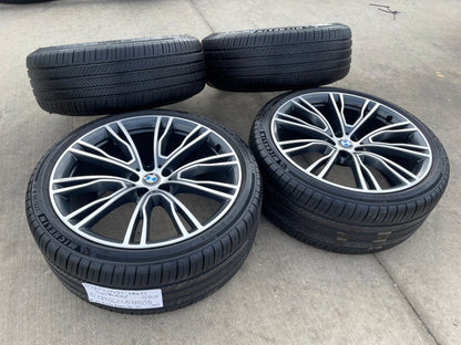 21" BMW X3 X4 OEM 86365 86368 Series Style 7261 wheels rims X3M X4M MICHELIN