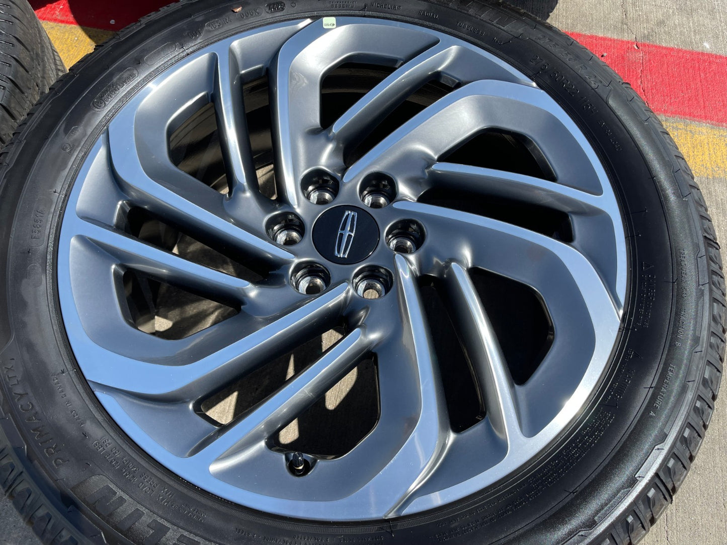 22" Lincoln Navigator OEM 94225 rims wheels BLACK LABEL SET 2026 MICHELIN NEW