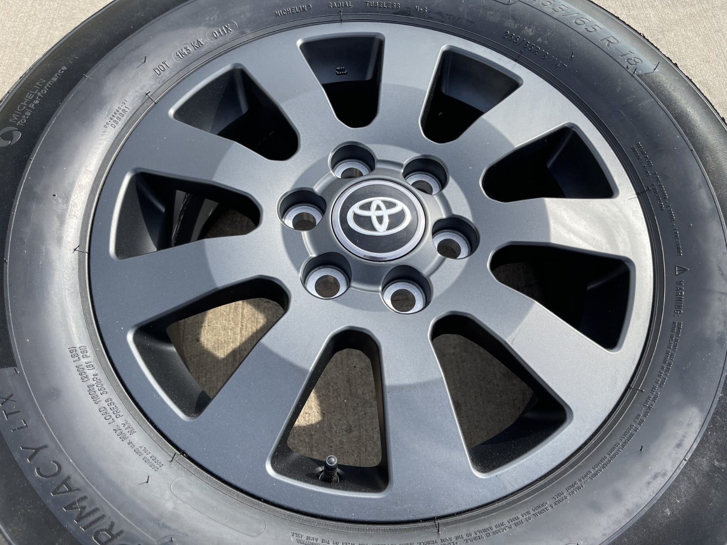 18" Toyota Land Cruiser OEM wheel rim 95952 75304 Tundra Sequoia 2025 2026 NEW