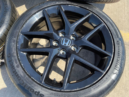 18" Honda Civic wheels rims OEM 10393 H-RV Accord tires CONTINENTAL NEW