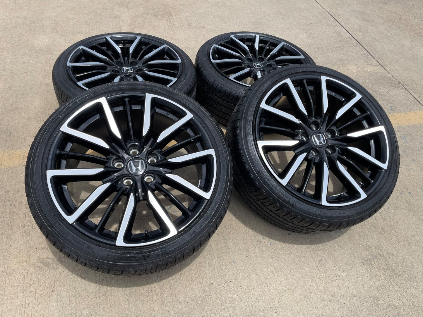 19" Honda Accord OEM Sport wheels rims 60308 SET 2024 2025 2026 MICHELIN