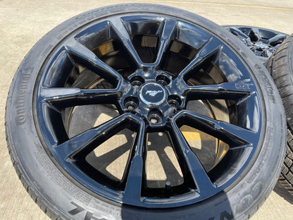 19" Ford Mustang Stealth GT OEM wheels rims 3863 tires CONTINENTAL