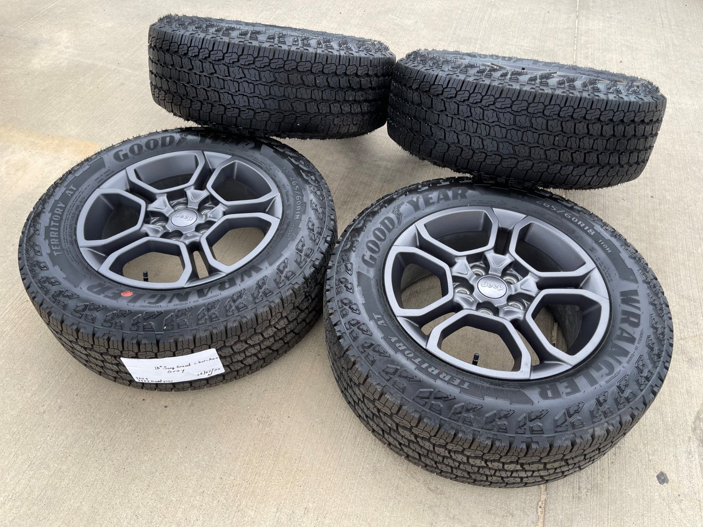 18" Jeep Grand Cherokee TRAILHAWK L OEM wheels rims 9309 Durango SET NEW