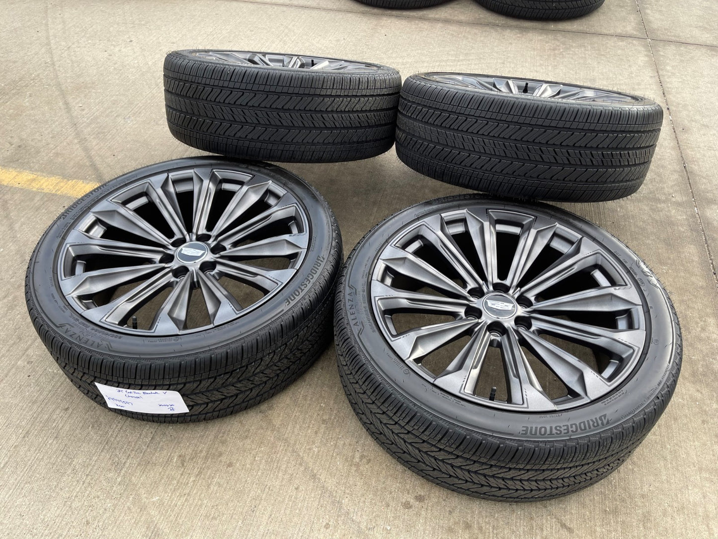 24" Cadillac Escalade V OEM wheels rims tires 2022 2023 2024 2025 2026