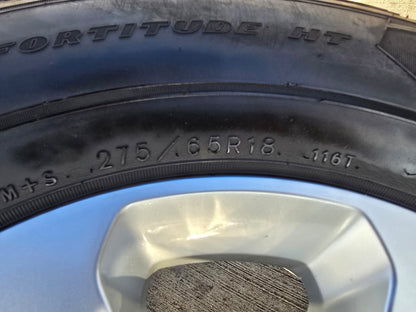 18" Dodge Ram 1500 OEM wheels rims 2672 tires GOODYEAR