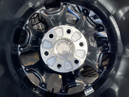 18" Dodge Ram 1500 TRX RHO Black OEM 66002 wheels rims SET TERRITORY A/T 35"