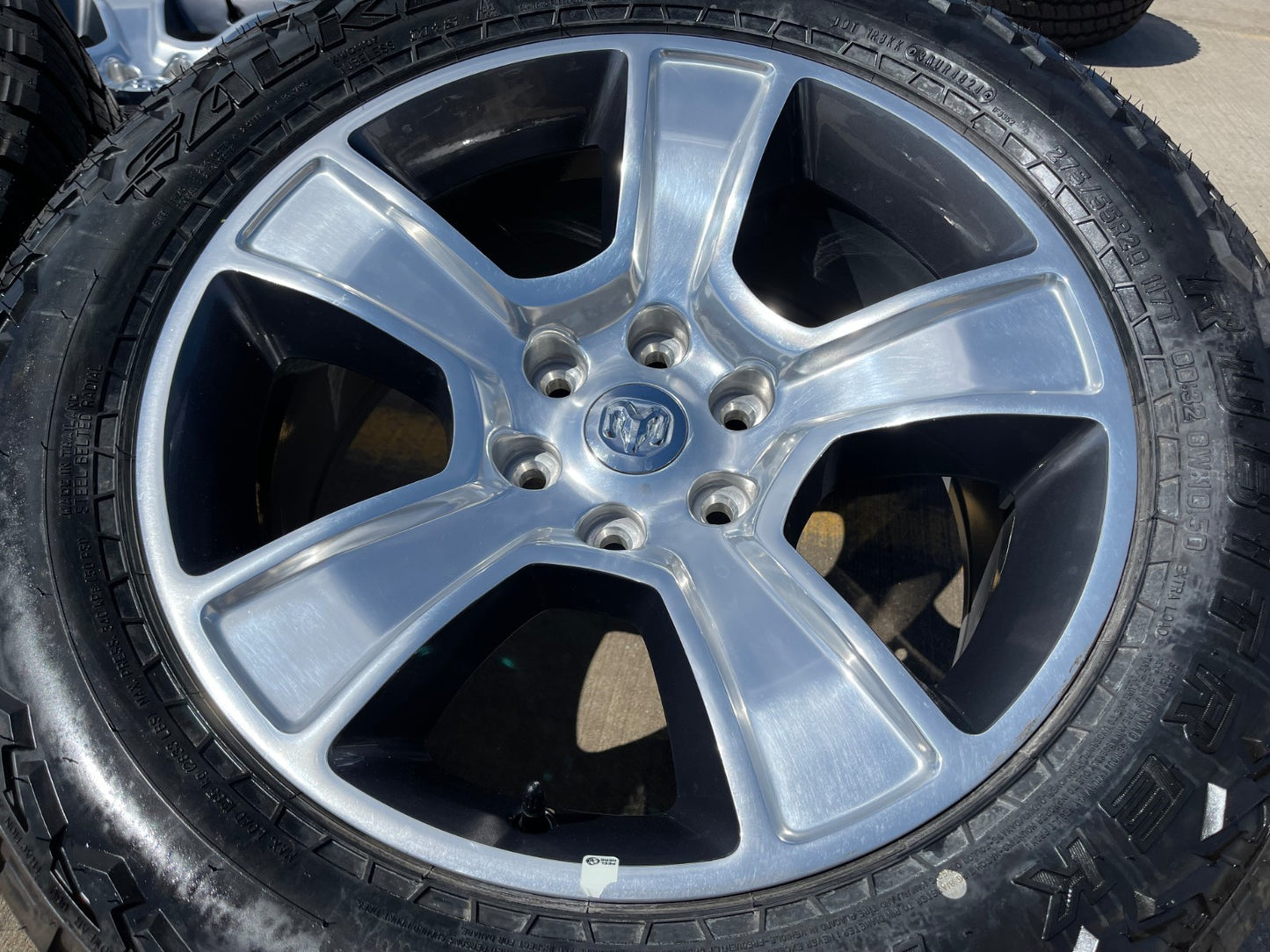 20" Dodge Ram 1500 OEM LIMITED 2676 2723 wheels rims 2025 2026 FALKEN A/T NEW