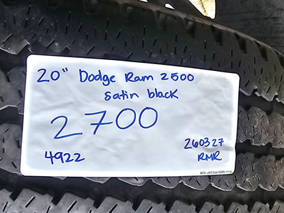 20" Dodge Ram 2500 3500 LARAMIE OEM 2700 wheels rims 2022 2023 2024 2025 2026