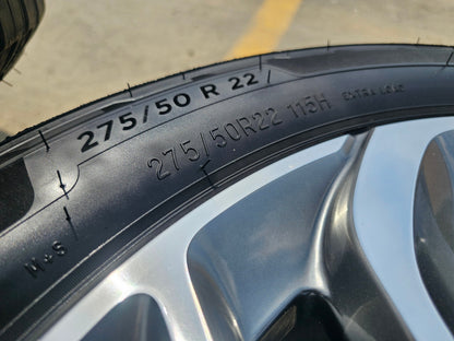 22" Lincoln Navigator OEM 94225 rims wheels BLACK LABEL 2025 2026 2027 SET NEW