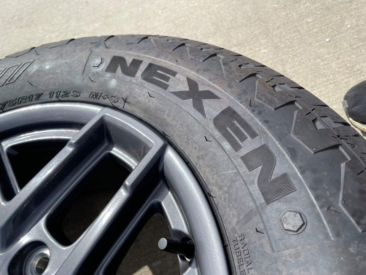 17" Jeep Wrangler Rubicon OEM wheels rims 9324 Gladiator 2025 2026 SET NEXEN NEW