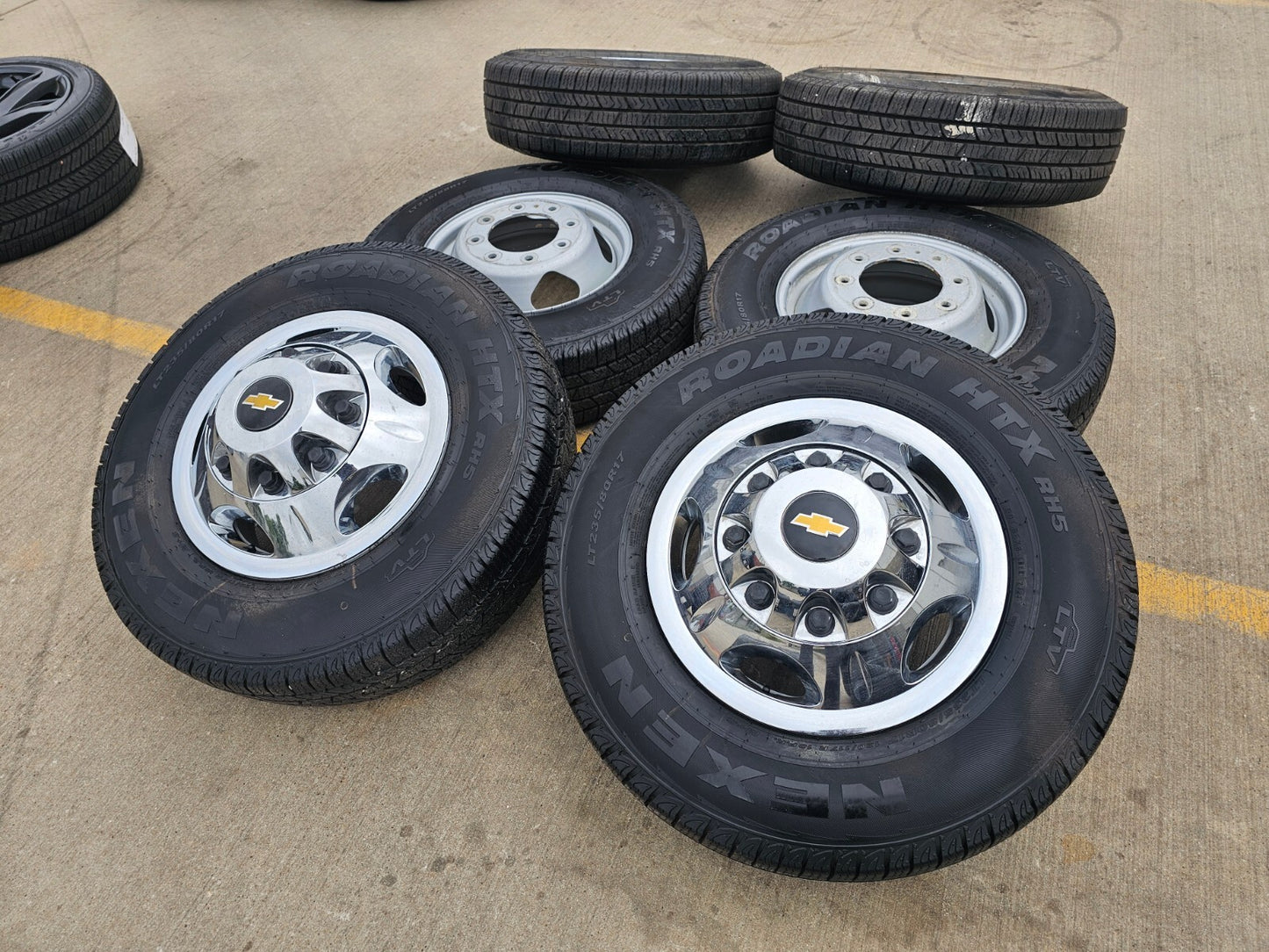 17" Chevy Silverado GMC Sierra 3500 Dually simulator rims wheels OEM 8094 NEW