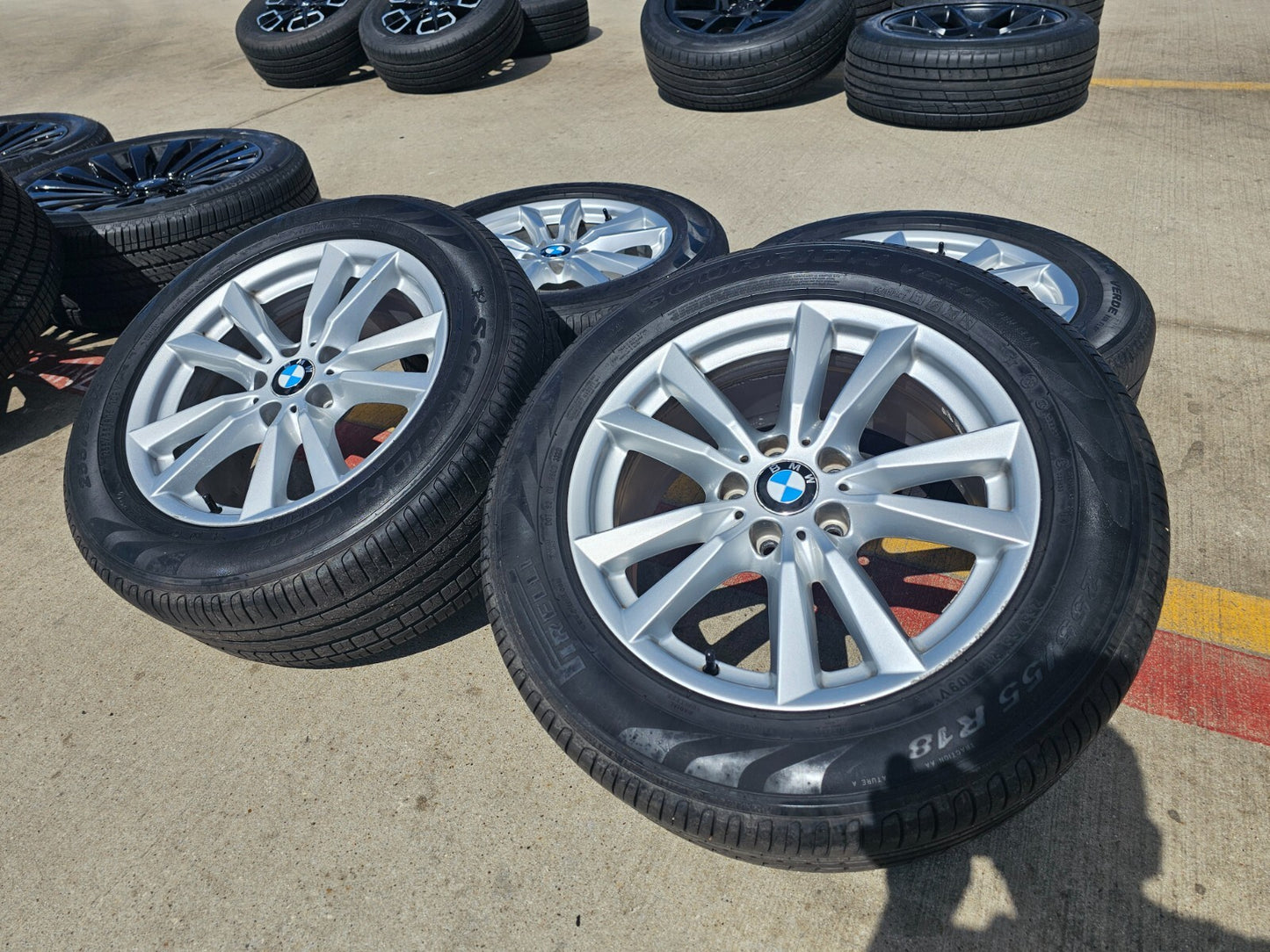 18" BMW OEM X5 Style 446 86042 wheels rims tires 2012 2013 2015 2016 2017 2018