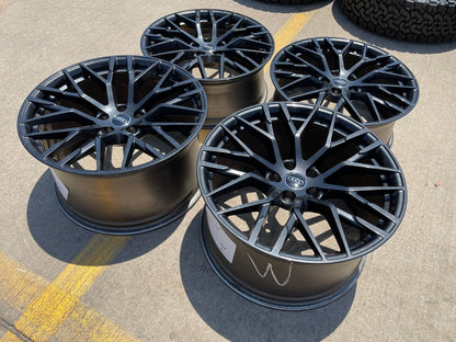 20" Audi R8 V10 OEM black wheels rims RS5 RS6 RS7 S5 A6 S5 S6 S7 59007 59008 NEW
