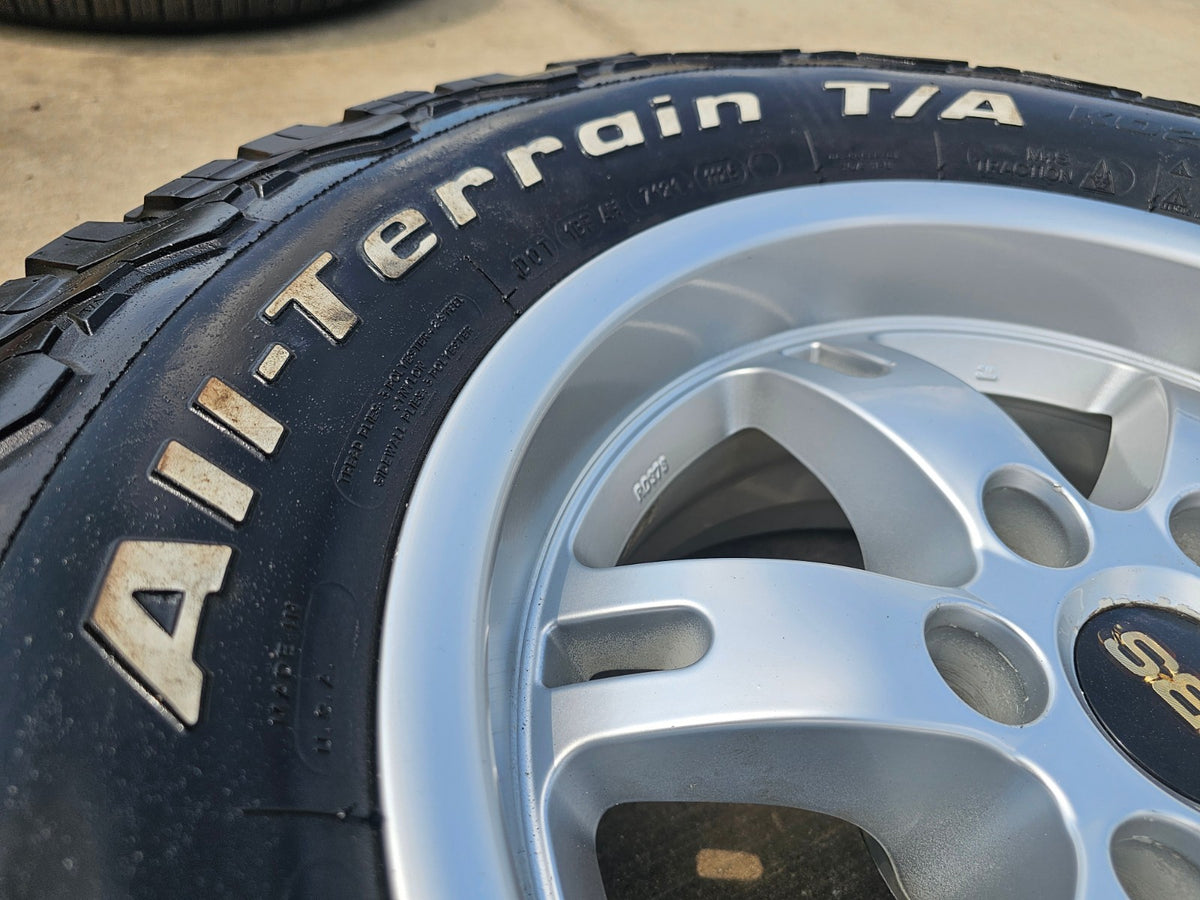 17" Toyota FJ Cruiser BBS TRD PRO 4Runner Tacoma OEM wheels rims BFG KO2 A/T NEW