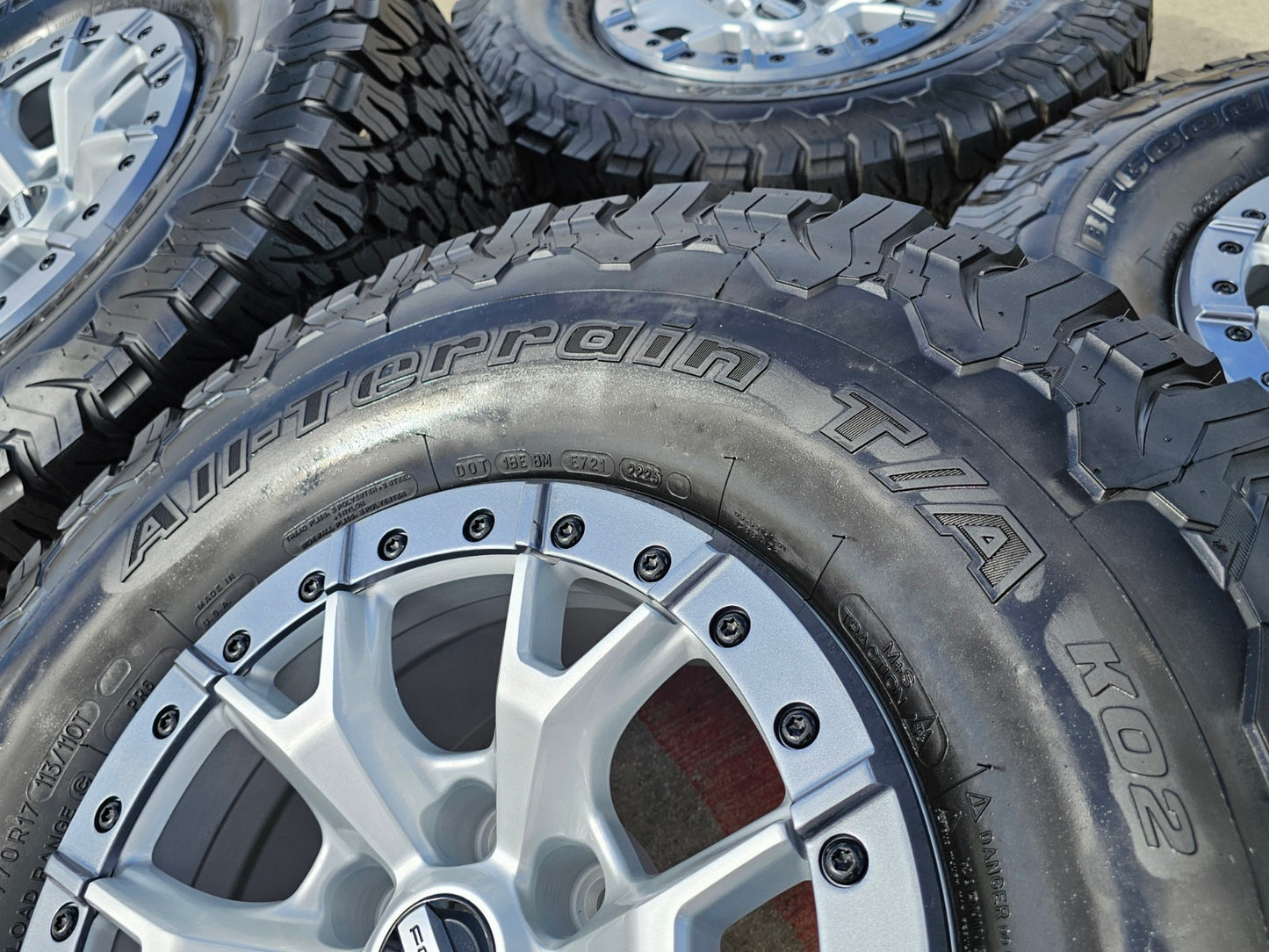 17" Ford F-150 Raptor R OEM Replica BEADLOCK 10460 rims wheels 35" tires BFG NEW