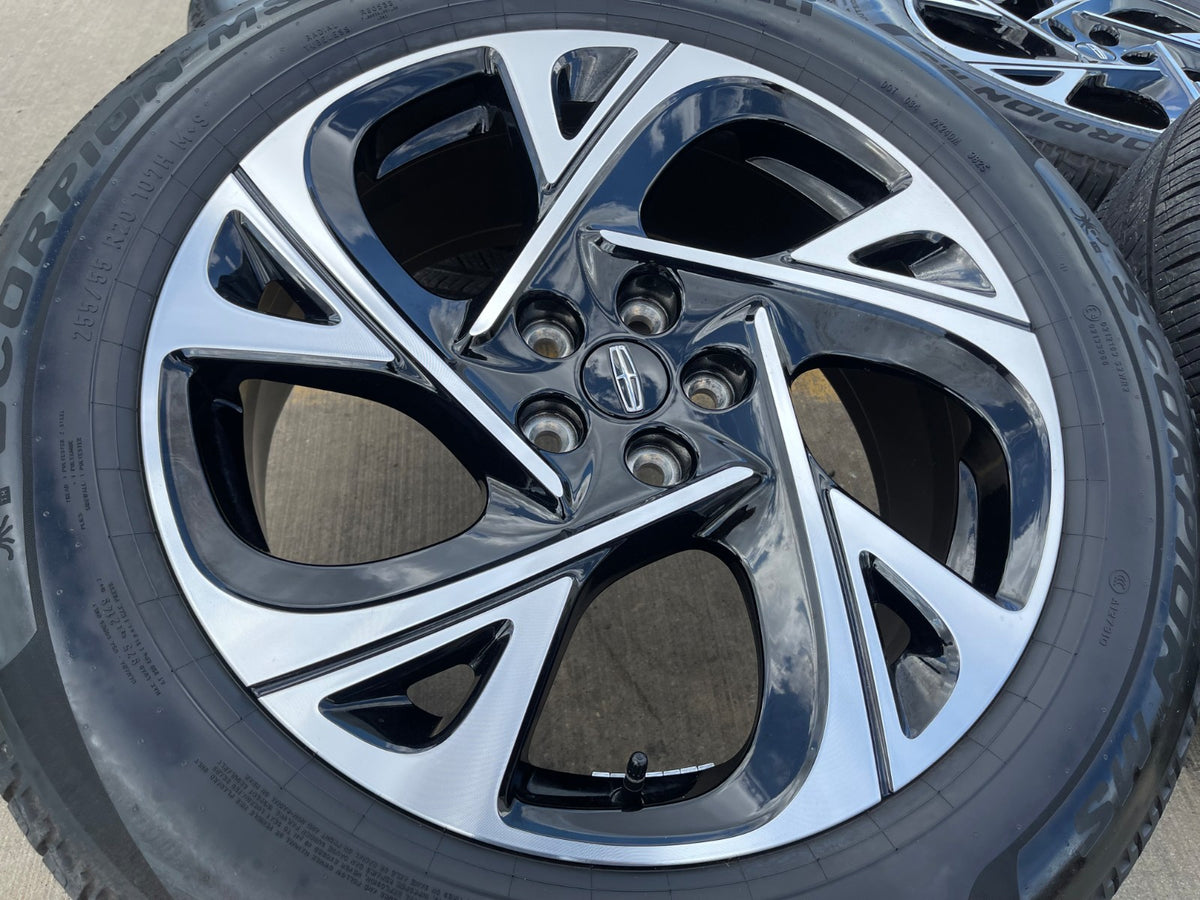 20" Lincoln Nautilus Black Label OEM 10562 rims wheels 2025 2026 SET NEW