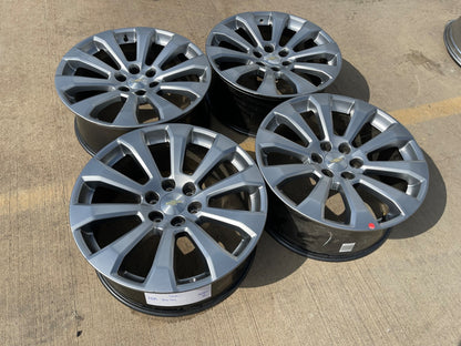 22" Chevy Silverado High Country OEM 5922 wheels rims Tahoe SET 2025 2026 2027