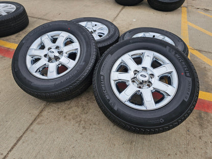 18" Ford F-150 OEM rims wheels 3915 CHROME Expedition MICHELIN NEW