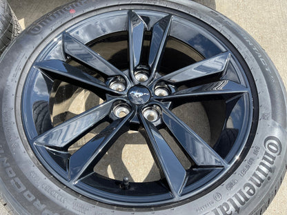18" Ford Mustang GT OEM 10593 BLACK wheels rims tires 2024 2025 2026 2027 NEW