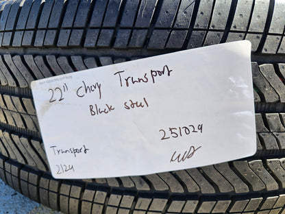 22" Chevy GMC Transport Steel OEM wheel rim Sierra Silverado Escalade tire NEW