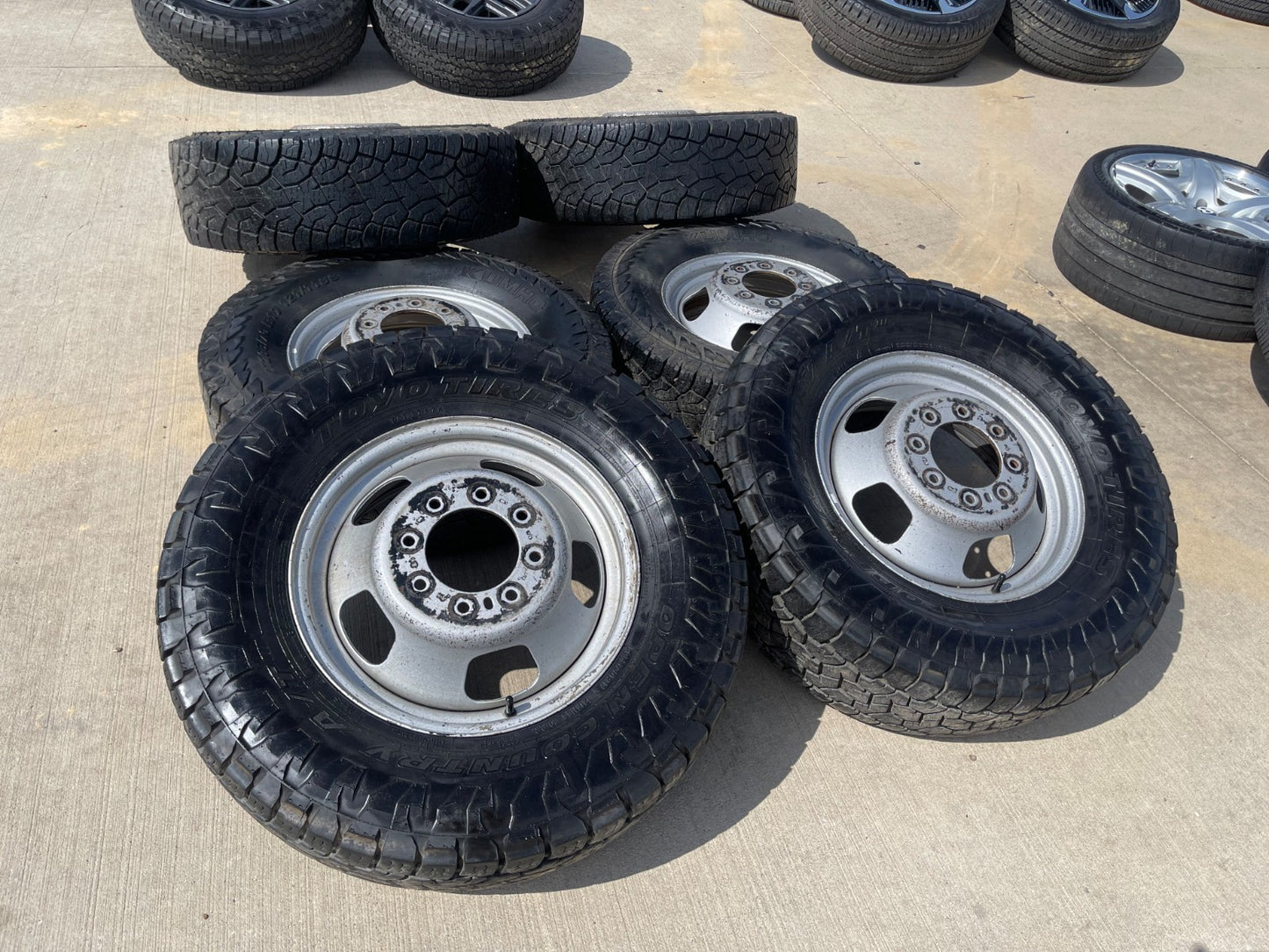 17" Dodge Ram 3500 DUALLY OEM wheel rim 2191 8x165 8x6.5 SET