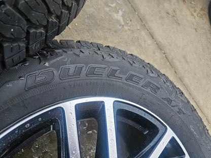 20" GMC Sierra Yukon AT4X Silverado OEM 5914 wheels rims BRIDGESTONE A/T SET NEW