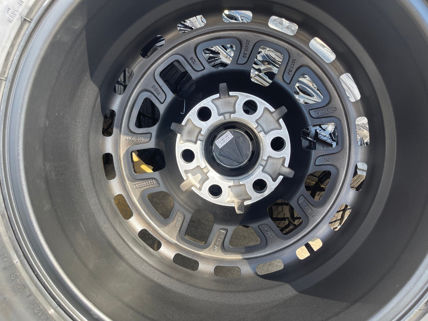 18" Toyota Tundra TSS T FORCE TRD OEM black wheels rims Sequoia 2024 2025 NEW