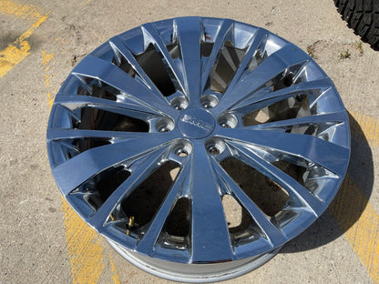 22" Escalade Chevy Tahoe Silverado OEM 5945 chrome wheel rim 2022 2023 2024