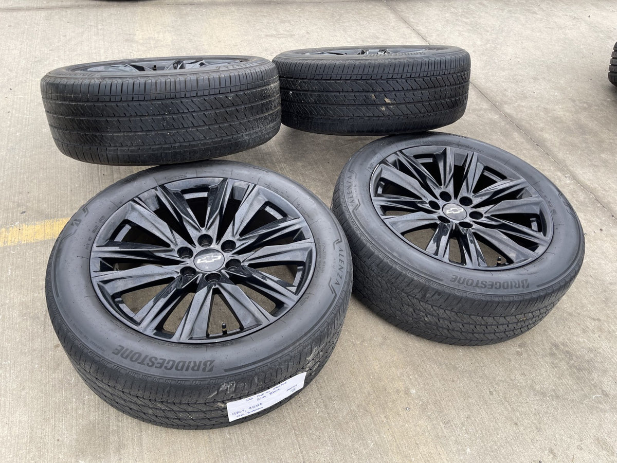 22" Cadillac Escalade OEM wheels rims 95028 4869 GMC Sierra BRIDGESTONE SET