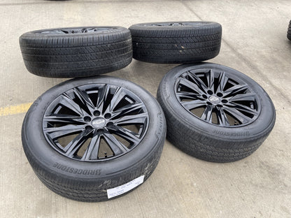 22" Cadillac Escalade OEM wheels rims 95028 4869 GMC Sierra BRIDGESTONE SET