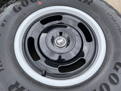 17" Ford Bronco HERITAGE Edition wheels rims white GOODYEAR 35" SET NEW