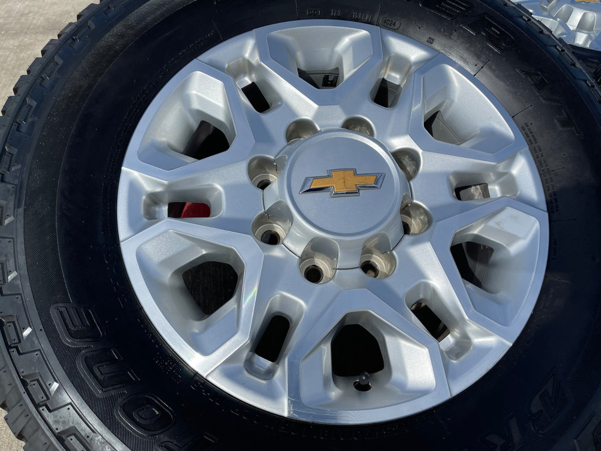 18" Chevy Silverado 2500 3500 OEM 5959 wheels rims BRIDGESTONE SET