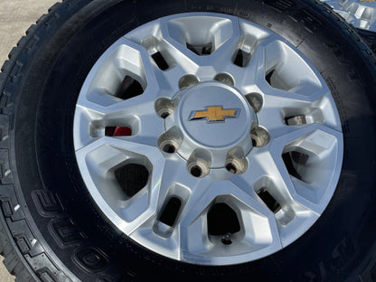 18" Chevy Silverado 2500 3500 OEM 5959 wheels rims BRIDGESTONE SET
