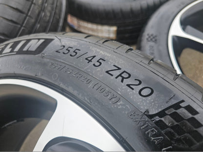 20x8.5 QUBO wheels rims Q3 Q5 A7 A8 NEW MICHELIN