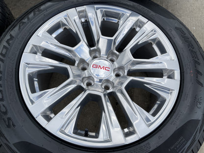 20" GMC Sierra Yukon Denali OEM 5917 wheels rims Chevy 2022 2023 2025 2026 NEW
