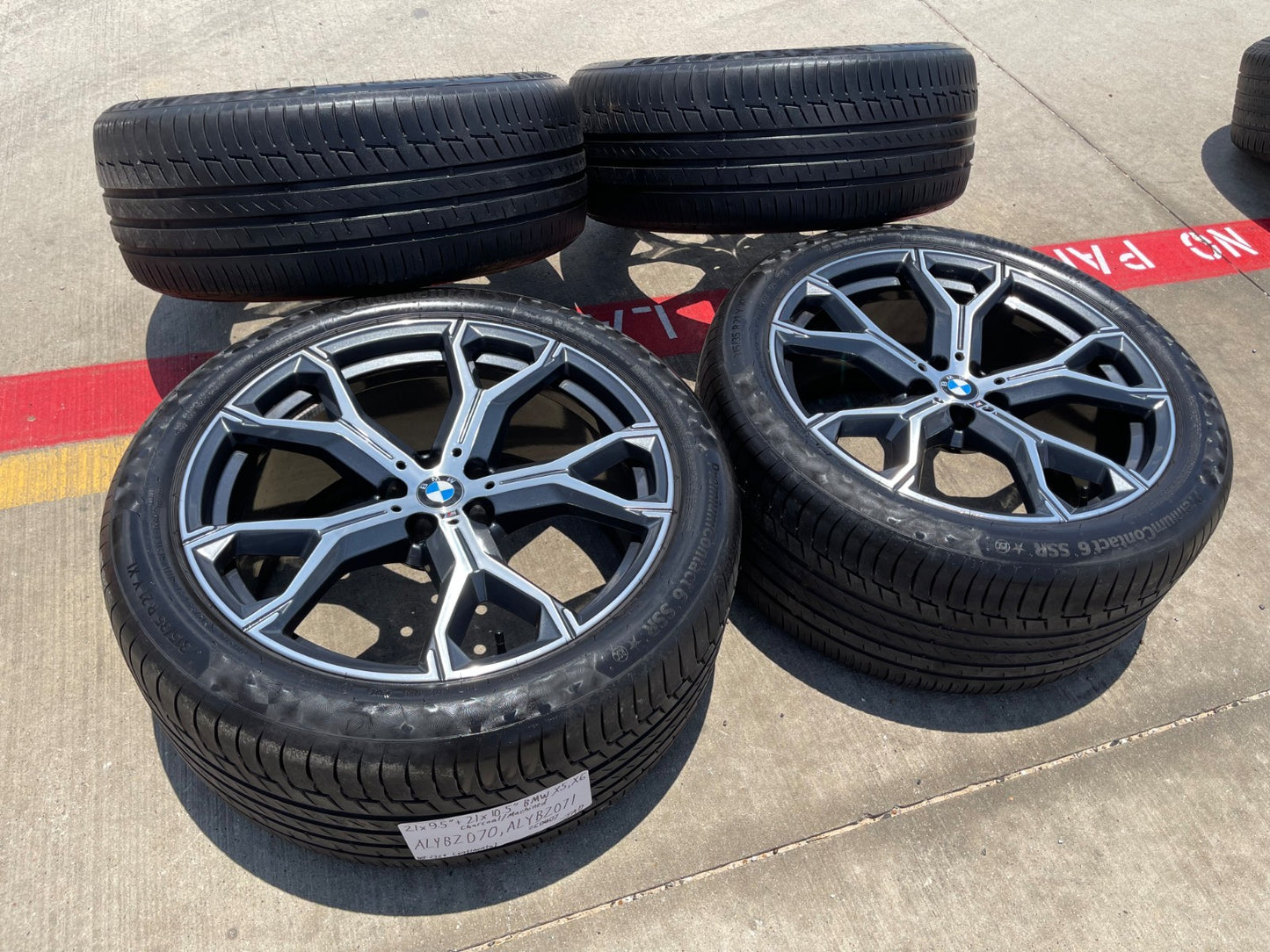 21" BMW OEM X5 X6 X7 Series OEM 86466 86468 wheels rims SET 2023 2024 2025 2026