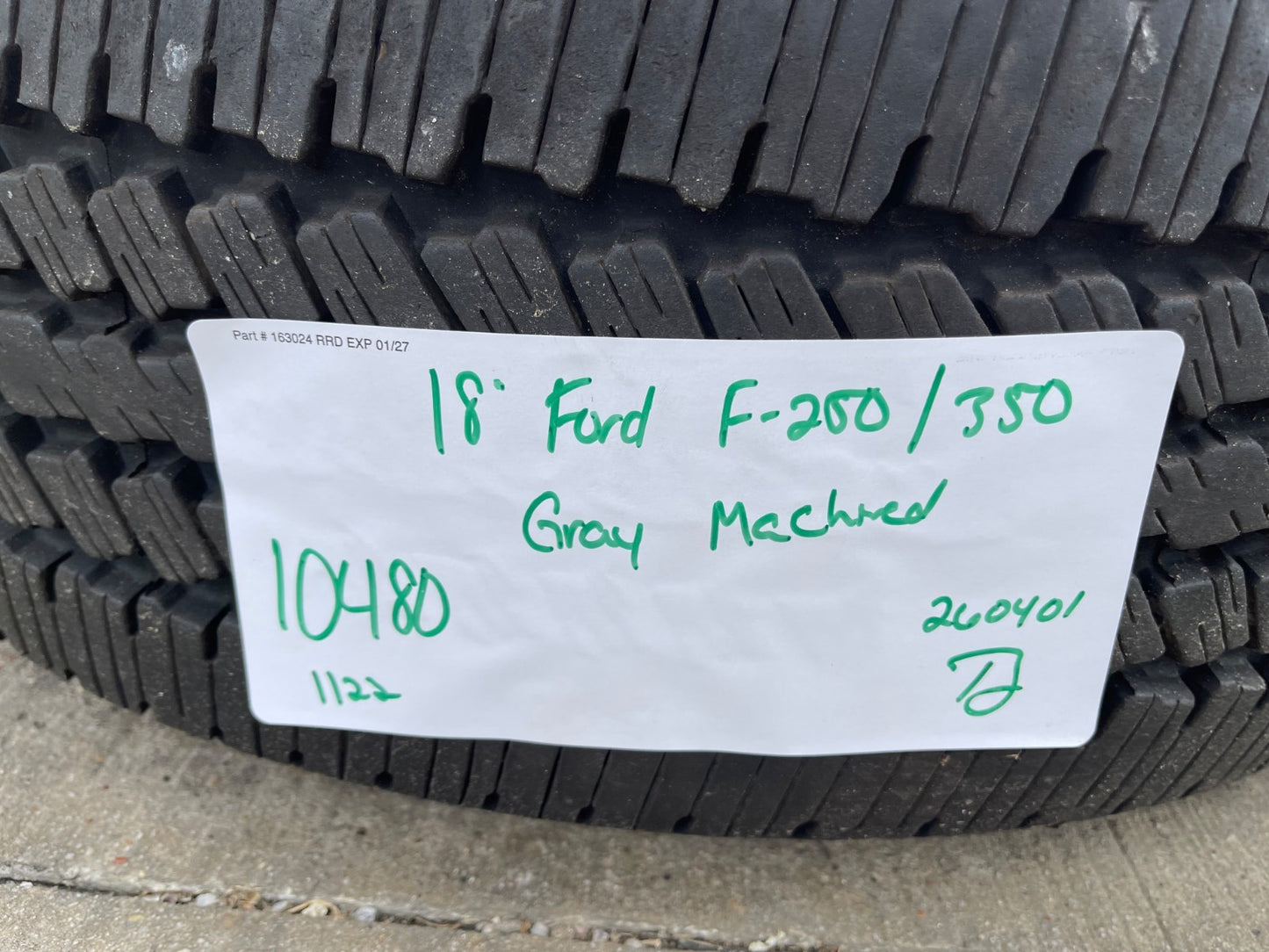 18" Ford F-250 F-350 Lariat FX-4 OEM wheels 10480 10298 tires NICE