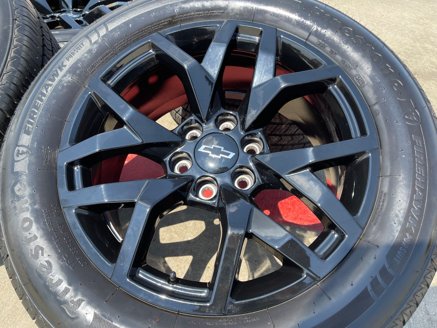 20" Chevy Tahoe PPV Silverado 1500 OEM 14076 wheels rims FIRESTONE FIREHWAWK SET